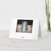 アンティークティンカップスハッピーバースデー カード (裏面)