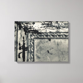 アンティークティンタイル写真オンキャンバスウォールアート キャンバスプリント