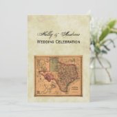 *アンティークテキサス州の地#1図動揺して(BG #3) 招待状 (スタンド正面)