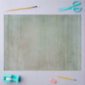 アンティークテクスチャグリーンブルーグレーエフェメラデクページ 薄葉紙 (クラフト)