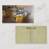 アンティークテレビスタジオ 名刺 (正面/裏面)