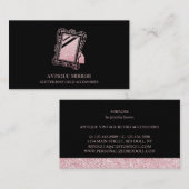 アンティークテーブル鏡 名刺 (正面/裏面)