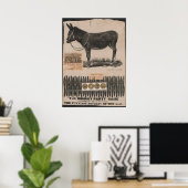 アンティークテールオンザドンキー ポスター (ホームオフィス)