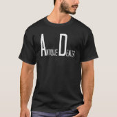 アンティークディーラーのおもしろい文字 Tシャツ (正面)