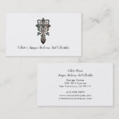 アンティークディーラー家宝の収集可能 名刺 (正面/裏面)