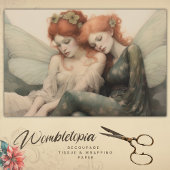 アンティークデコップドリームタイムレスフェアリー優雅 薄葉紙