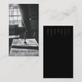 アンティークデコールインテリアルームテーブルウィン素朴ドウ 名刺 (正面/裏面)