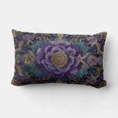 アンティークデザインダークアカデミアランバーピロー ランバークッション (裏面)