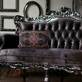 アンティークデザインダークアカデミア ランバークッション