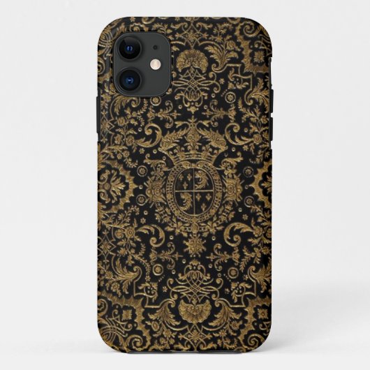 アンティークデュブイソフランスのンレザーブックカバー Case-Mate iPhoneケース (裏面)