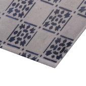 アンティークデルフトタイル青:クラシックオランダアートパターン カッティングボード (角)