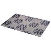 アンティークデルフトタイル青:クラシックオランダアートパターン カッティングボード (角)