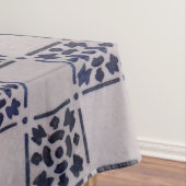 アンティークデルフトタイル青：クラシックオランダアートパターン テーブルクロス (インサイチュ)