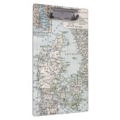 アンティークデンマークの地図,デンマーク語,デンマーク語, 1905 クリップボード (右)