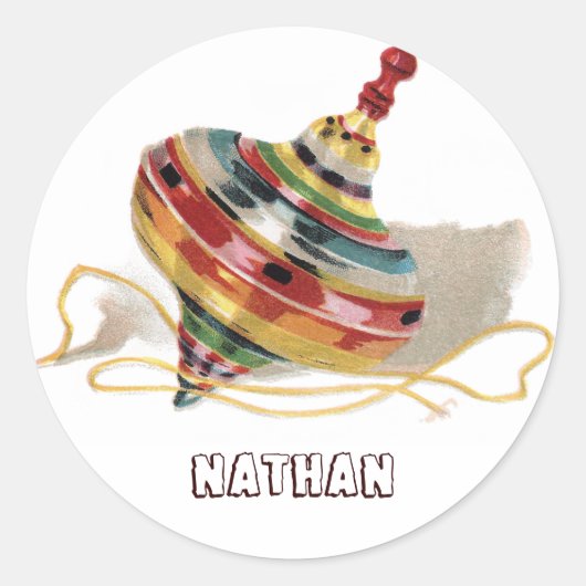 アンティークトイトップ ラウンドシール (正面)