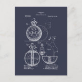 アンティークトイ1908ロリーポリ特許スケッチ ポストカード (正面)