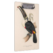 アンティークトゥーカン鳥絵画野生動物 クリップボード (右)