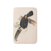 アンティークトゥーカン鳥絵画野生動物 バスマット (正面縦)