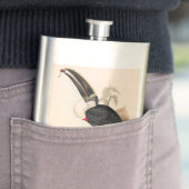 アンティークトゥーカン鳥絵画野生動物 フラスク (インサイチュ)