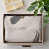 アンティークトゥーカン鳥絵画野生動物 薄葉紙 (ギフト)