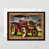 アンティークトラクターのポストカード ポストカード (正面/裏面)