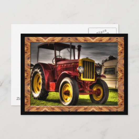 アンティークトラクターのポストカード ポストカード (正面/裏面)
