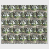 アンティークトラクターのラッピング紙 ラッピングペーパー (フラット)