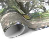 アンティークトラクターのラッピング紙 ラッピングペーパー (ロールコーナー)