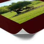 アンティークトラクターポスター ポスター (角)