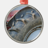 アンティークトラクター メタルオーナメント (正面)