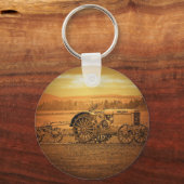 アンティークトラクタ キーホルダー (正面)