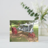 アンティークトラクタ ポストカード (スタンド正面)