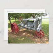 アンティークトラクタ ポストカード (正面/裏面)