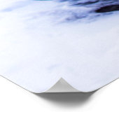 アンティークトラックとフェスティバルクリスマスリース ポスター (角)