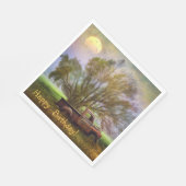 アンティークトラック誕生日 スタンダードランチョンナプキン (角)