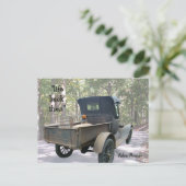 アンティークトラック&スチルはがきカスタマイズ- ポストカード (スタンド正面)