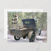 アンティークトラック&スチルはがきカスタマイズ- ポストカード (正面/裏面)