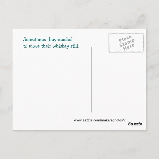 アンティークトラック&スチルはがきカスタマイズ-  ポストカード (裏面)