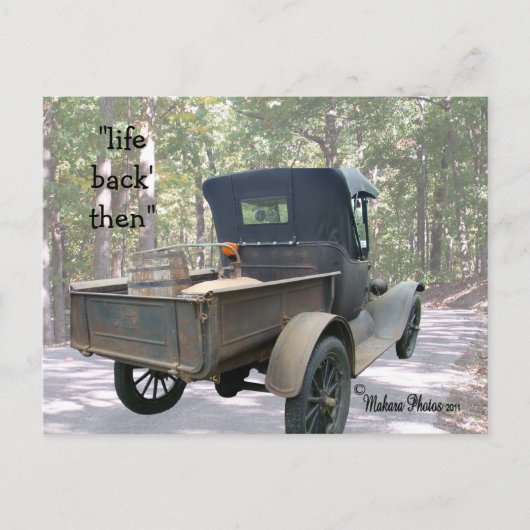 アンティークトラック&スチルはがきカスタマイズ- ポストカード (正面)