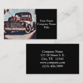 アンティークトラック – 時代を超越したクラシック 名刺 (正面/裏面)