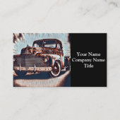 アンティークトラック – 時代を超越したクラシック 名刺 (正面)