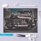 アンティークトラック – 時代を超越したクラシック 薄葉紙 (クラフト)