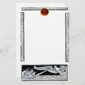 アンティークトラベルルビー 便箋 (正面/裏面)