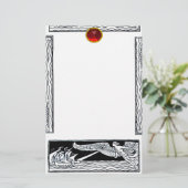 アンティークトラベルルビー 便箋 (スタンド正面)