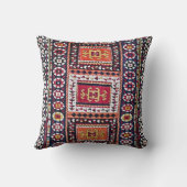 アンティークトリバルオリエンタルラグ装飾用クッション クッション (裏面)