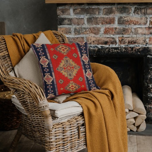 アンティークトルコキリムカーペットラグ クッション