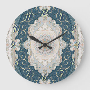 アンティークトルコペルシャじゅうたん ラージ壁時計