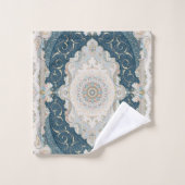 アンティークトルコペルシャカーペットラグ バスタオルセット (ウォッシュタオル)