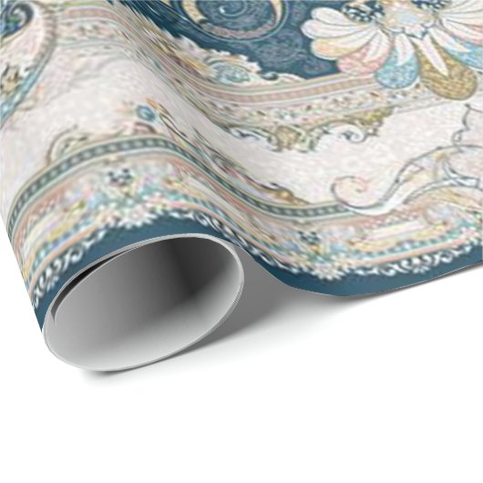 アンティークトルコペルシャカーペットラグ ラッピングペーパー (ロールコーナー)