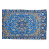 アンティークトルコペルシャカーペットラグ 枕カバー (裏面-左)